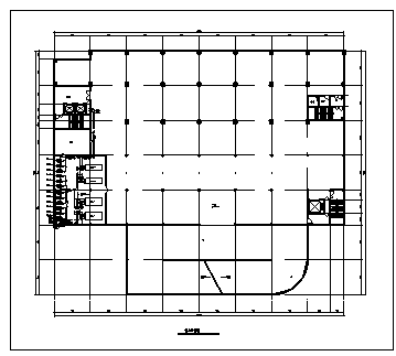 综合楼空调设计_某市十三层小型商业办公综合楼空调自控系统设计cad图纸-图一
