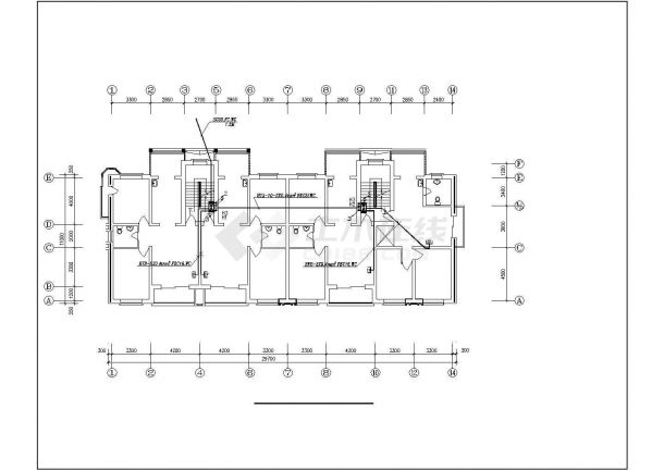 住宅电气全套基础CAD平面布置参考图-图二