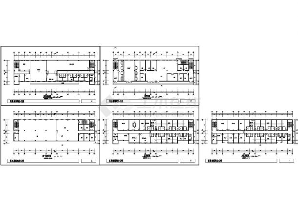 办公楼设计_小型办公楼建筑设计CAD图纸（带效果图）-图一