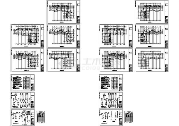 某5+1阁楼层两栋服装厂宿舍楼给排水施工详图-图一