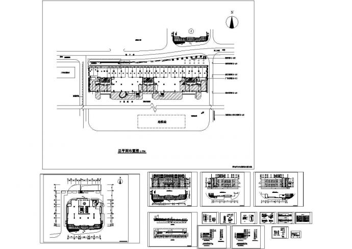 某市花园商业街详细建筑设计施工图_图1