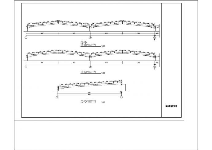 厂房设计_某专业厂房钢结构设计cad施工图纸_图1