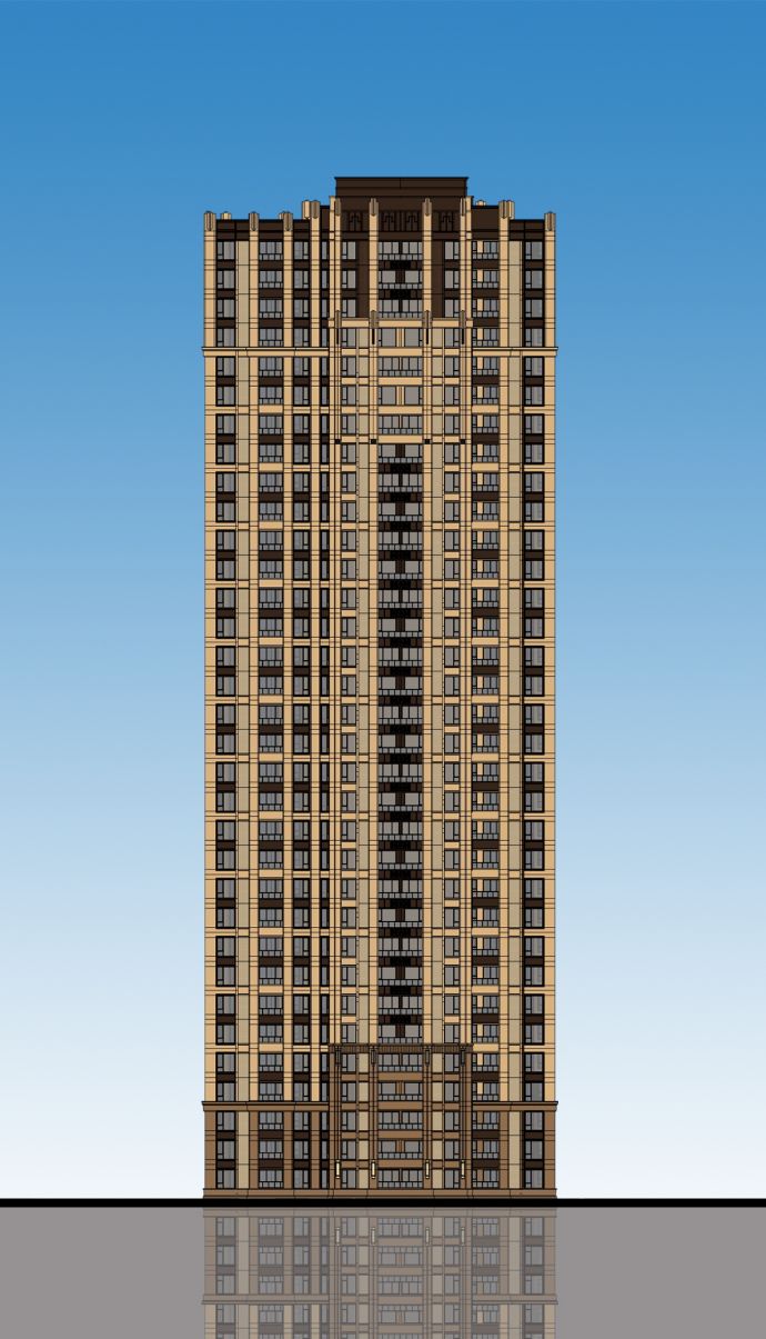 【佛山】现代经典风格禅城季华七路高层栋项目图纸_图1