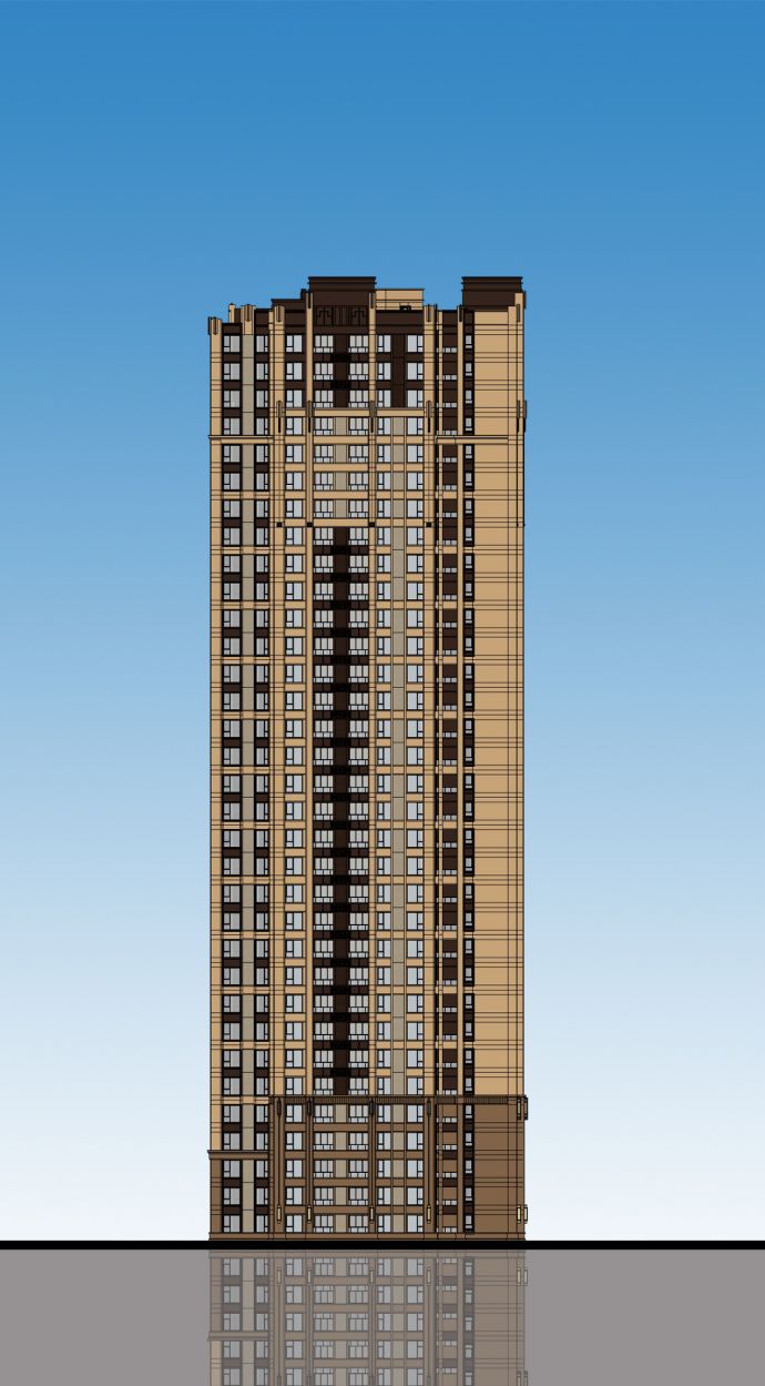 【佛山】现代经典风格禅城季华七路高层C2栋项目图纸_图1