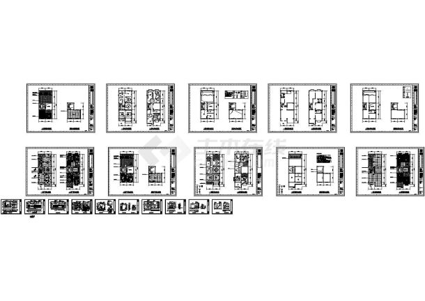 武汉四层别墅设计图（含效果及预算）-图一