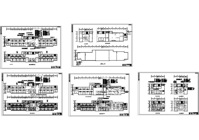 吉林省某十一层医院电气设计CAD图纸_图1