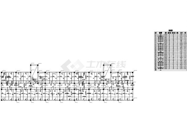 土木工程毕业设计_某10层医学院公寓建筑结构毕业设计图纸（含计算书、计价、施组）-图一