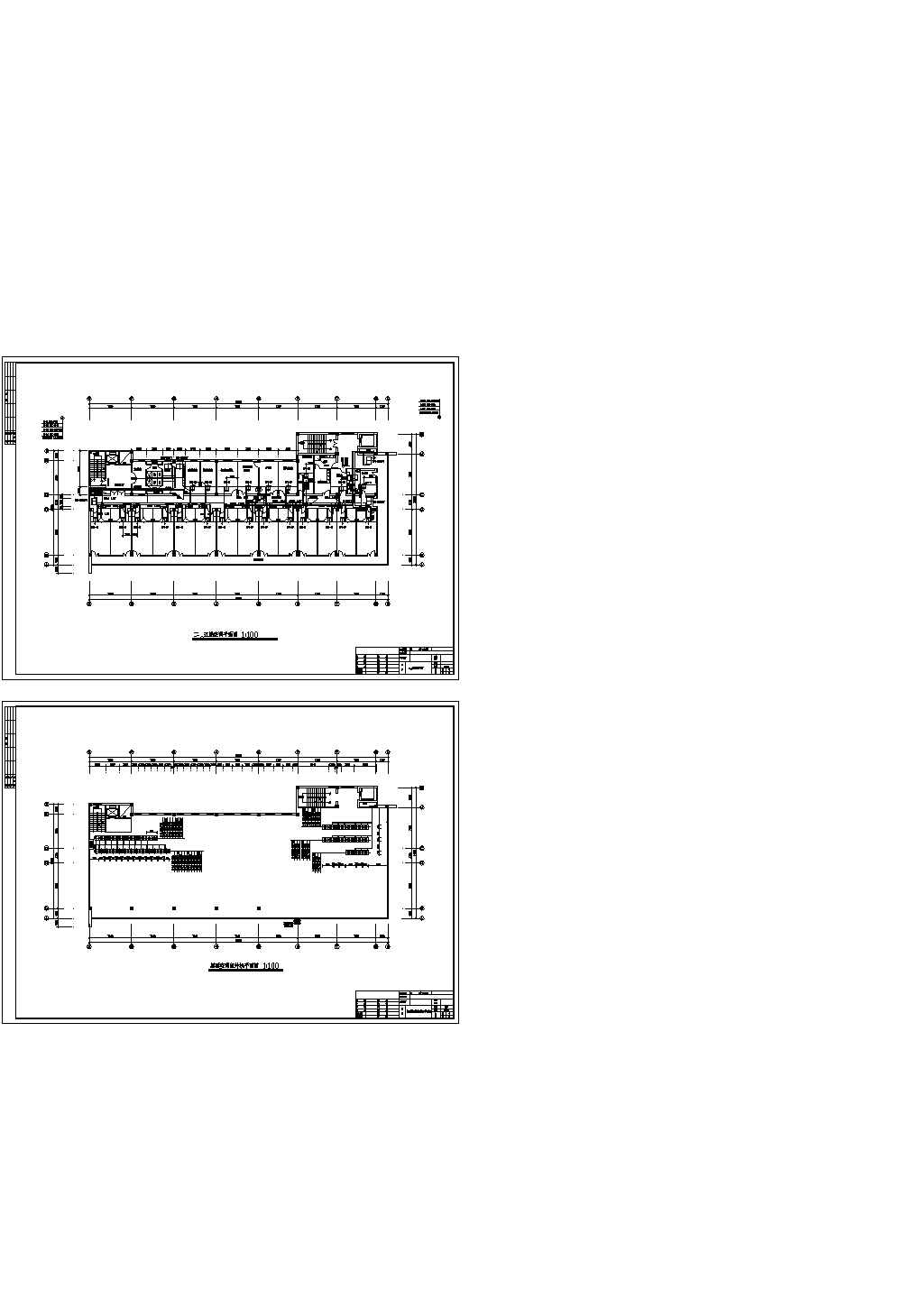 某医院多联机空调暖通系统设计cad平面施工图（甲级院设计）
