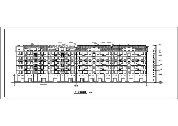 【最新】某小区六层塔式住宅建筑设计CAD图纸-图二