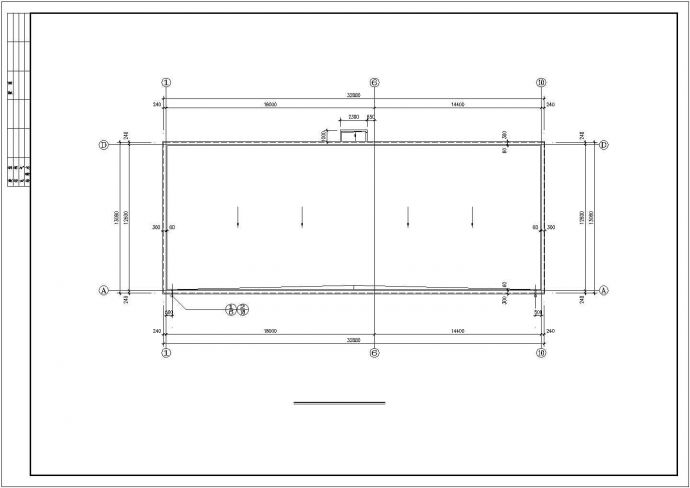 【最新】某砖混公司职工宿舍楼建筑设计CAD图纸_图1