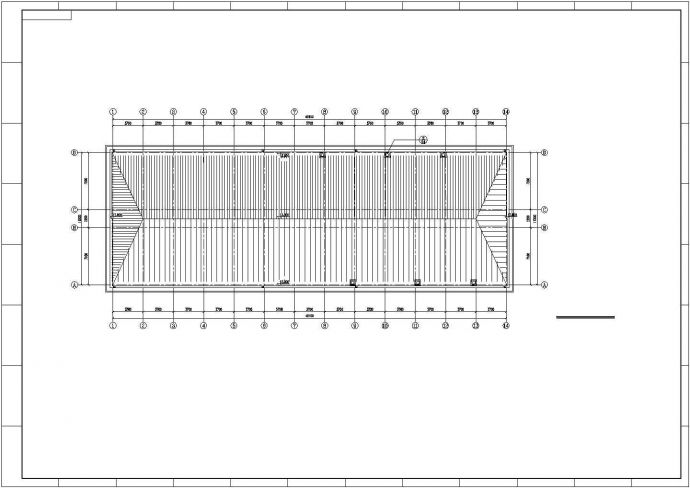 【最新】某3层宿舍楼建筑设计CAD图纸_图1