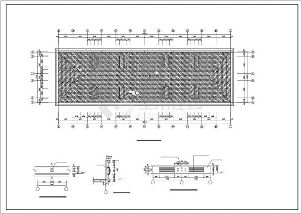 【最新】某4层宿舍楼建筑设计CAD图纸-图一