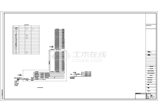 办公楼设计_徐州市某工业区2层办公楼电气照明系统全套设计CAD图纸-图一