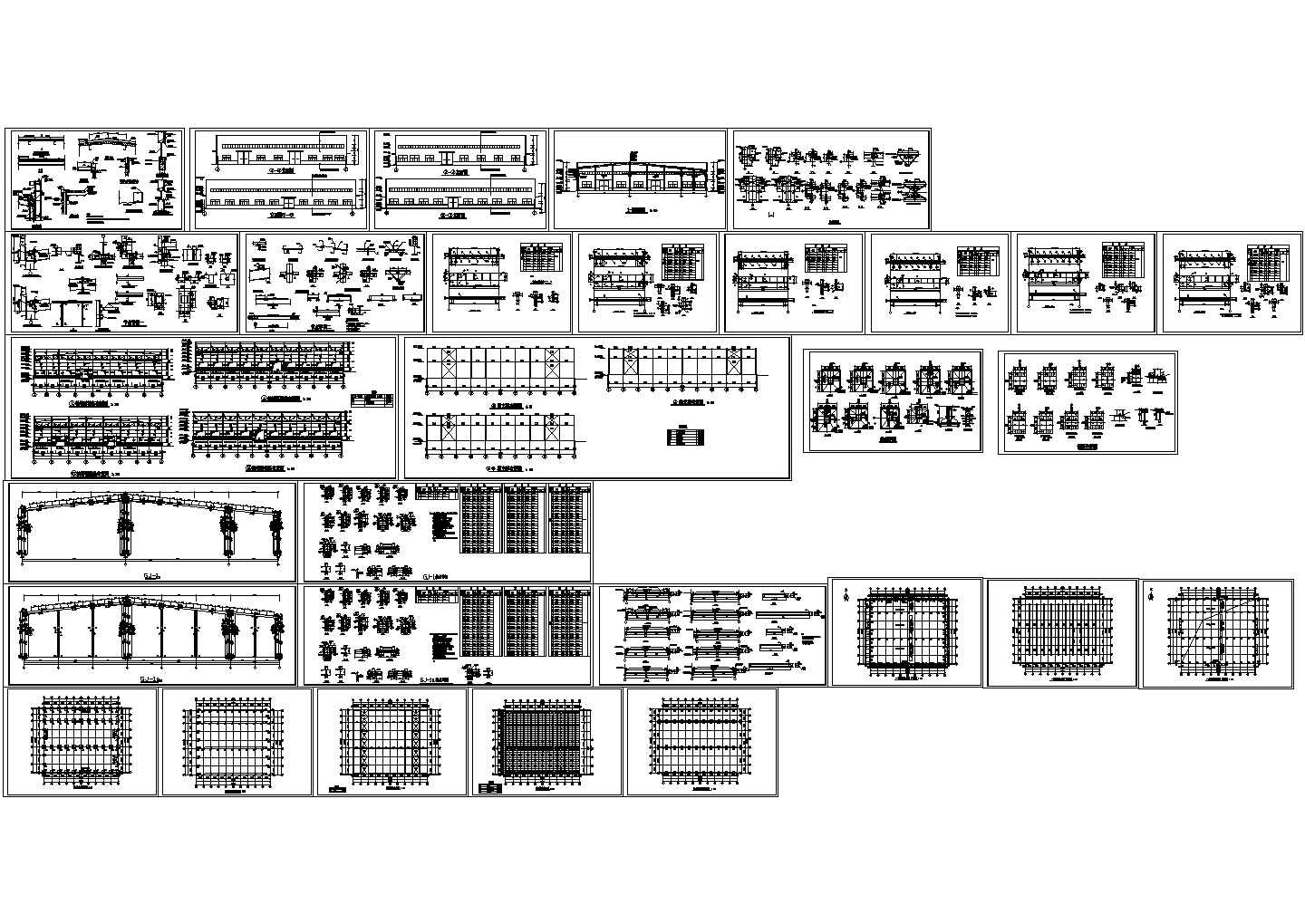 厂房设计_【江苏】某电器厂钢结构厂房建筑CAD平面图纸