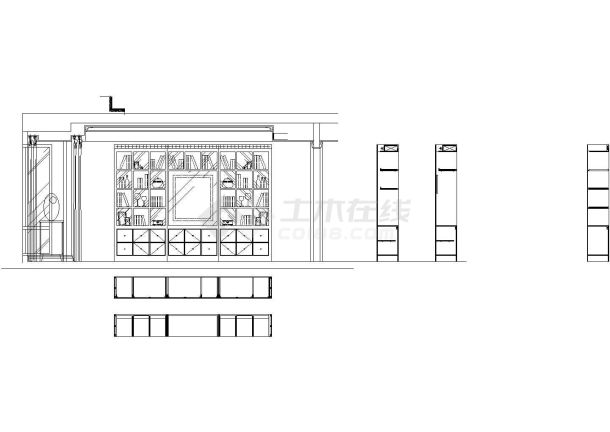 [上海]200㎡四居样板房施工图含实景-图二