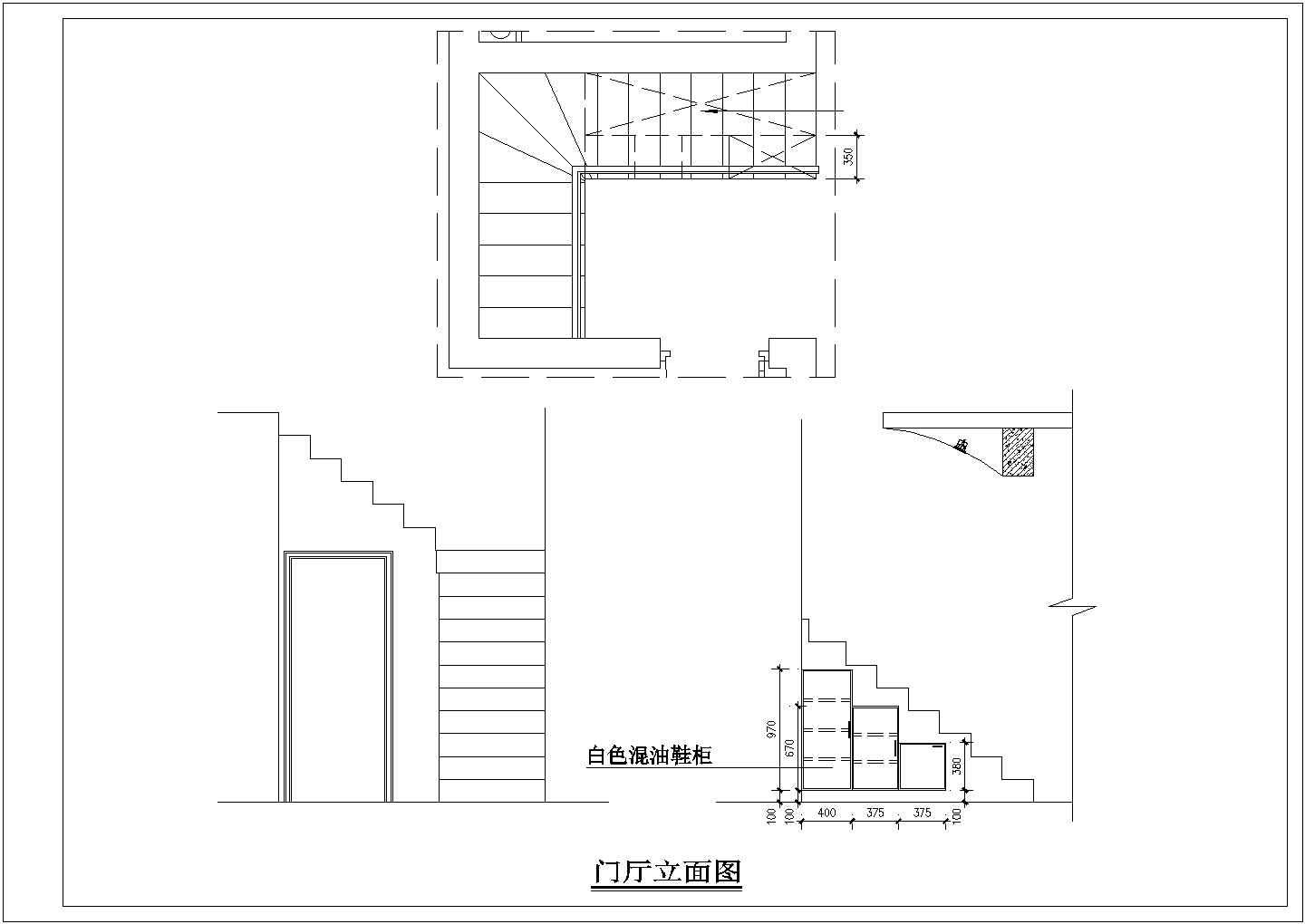 【常熟】某高档小区多层住宅楼家庭设计装修cad立面图