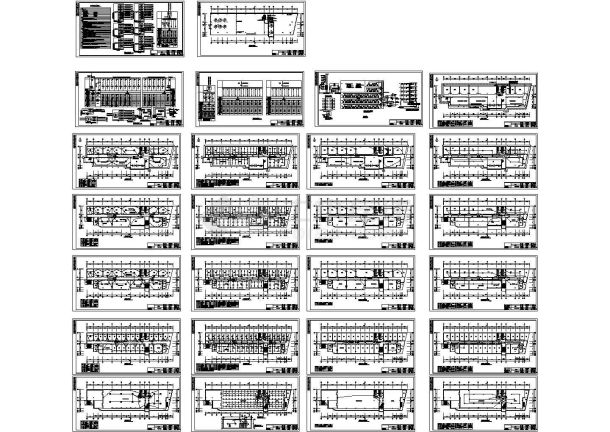 办公楼设计_高层办公楼全套电气设计施工CAD图，26张图纸-图二