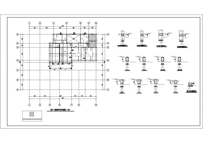 广州某现代化村镇2层砌体结构单体自建别墅设计CAD图纸_图1