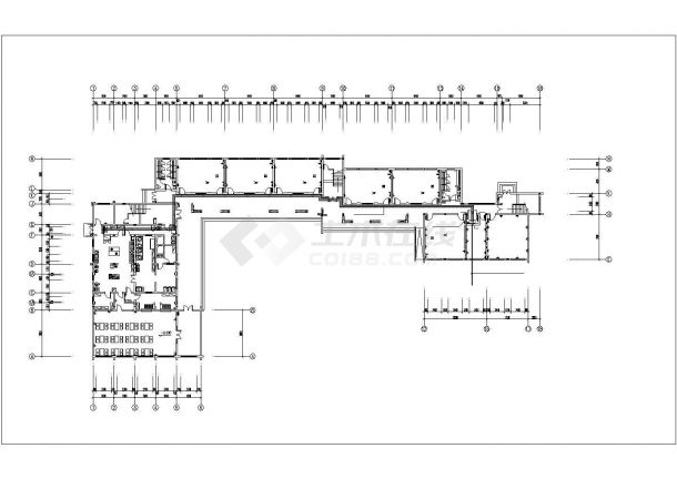 北京市某实验中学5层教学综合楼全套电气设计CAD图纸-图二