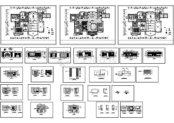 五居及以上住宅装饰施工图-图二