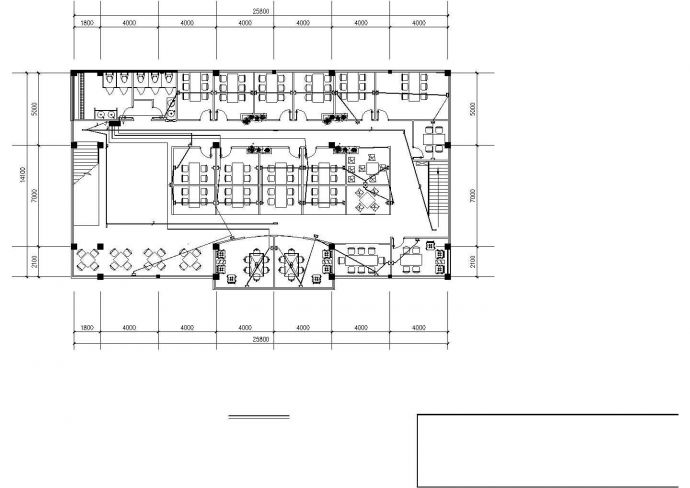 成都市青羊区某2层高档茶楼电气照明系统设计CAD图纸_图1