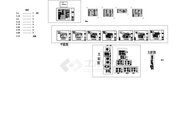 泰国风情精装修四居室内施工图-图一