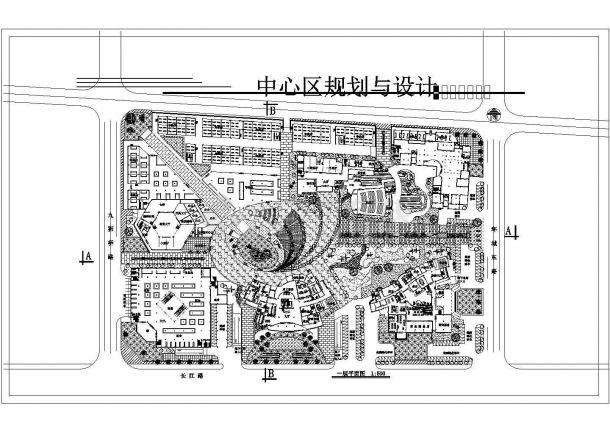 某高档酒店整体规划与设计CAD图-图二