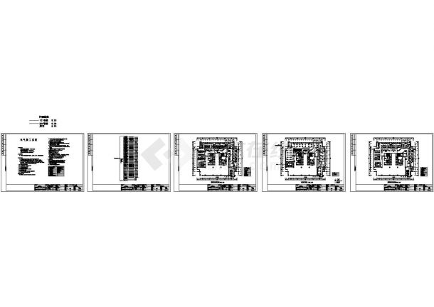 办公楼设计_现代风格办公楼室内设计施工图及效果图（含59张）-图二