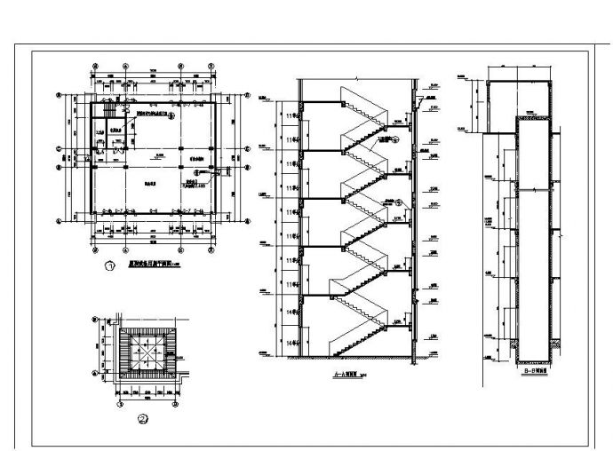 某六层欧式办公楼设计cad图纸（含详图）_图1