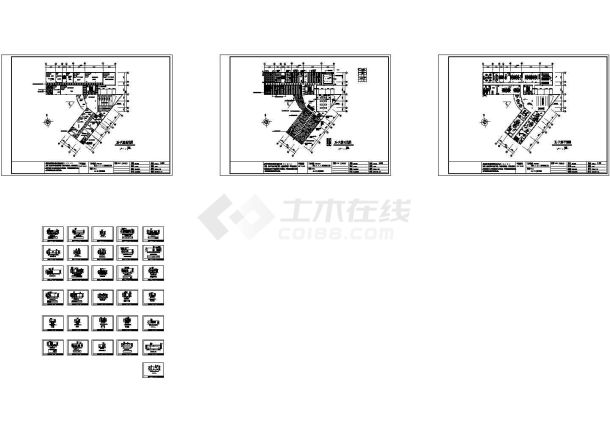 办公楼设计_[南京]某办公楼装修设计施工图纸-图二