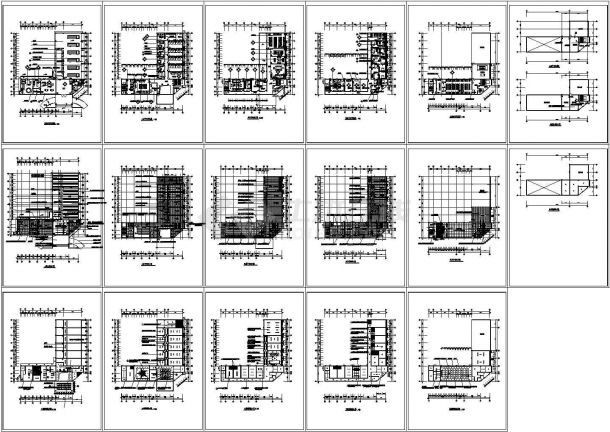 消防站办公大楼室内装饰设计施工图(装饰水电)-图一