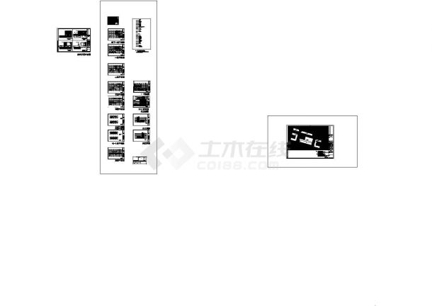 [甘肃]十层大学生活动中心建筑设计施工图-图一