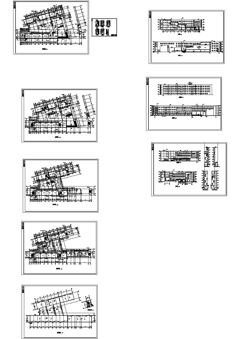 某四层教学楼建筑设计施工图