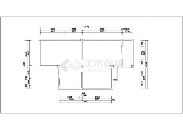 上海市某新建小区地中海风格装修样板房施工设计CAD图纸（含效果图）-图一