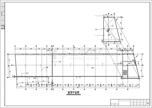 南宁市某大学工厂4层框架结构办公楼建筑设计CAD图纸-图一