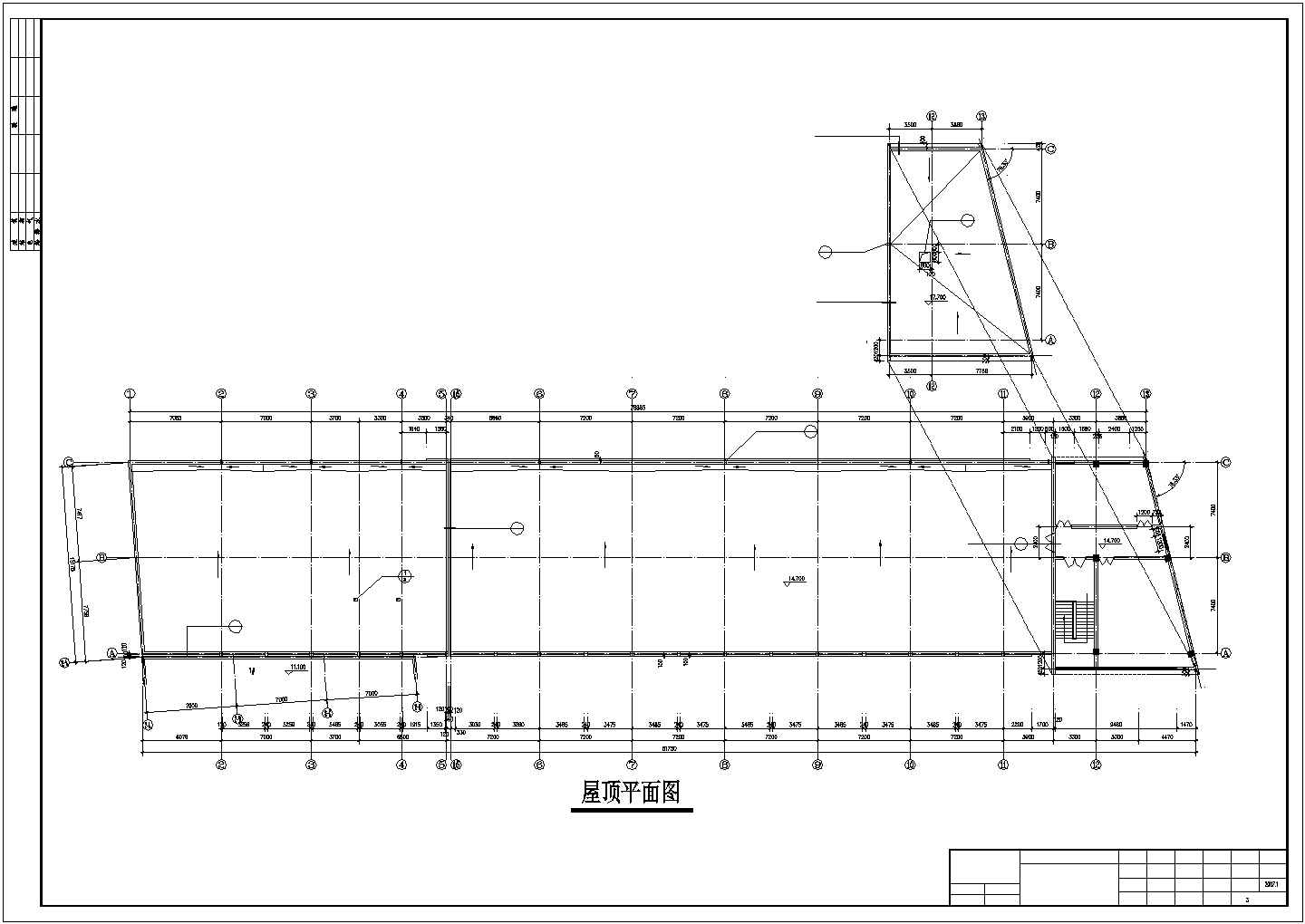 南宁市某大学工厂4层框架结构办公楼建筑设计CAD图纸