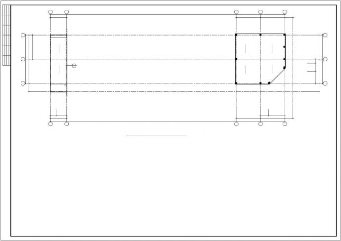 浙江某实业公司2700平米2层框架结构办公楼建筑+结构设计CAD图纸_图1