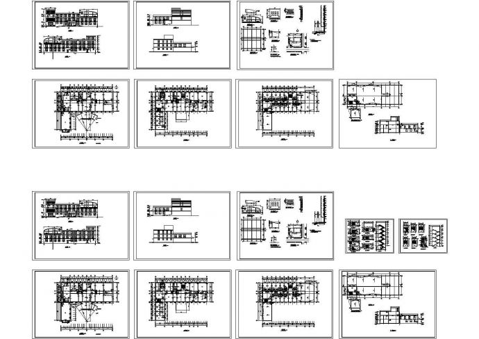办公楼设计_小型办公楼建筑设计施工方案cad图_图1