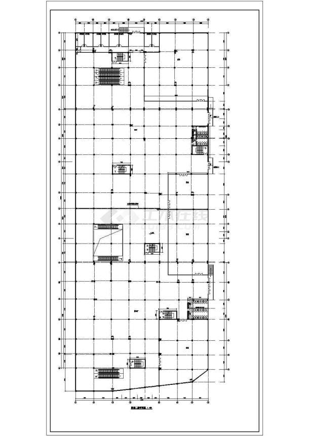 某度假区停带车场商场建筑方案设计详细施工CAD图纸-图二