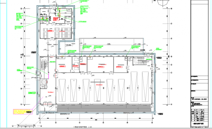 某地多层消防救援站一级站暖通建筑设计cad图纸_图1