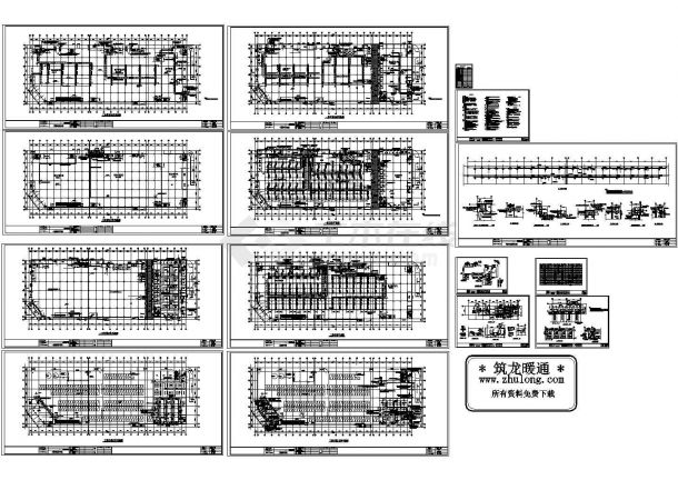 上海某生活购物中心空调设计图纸-图一