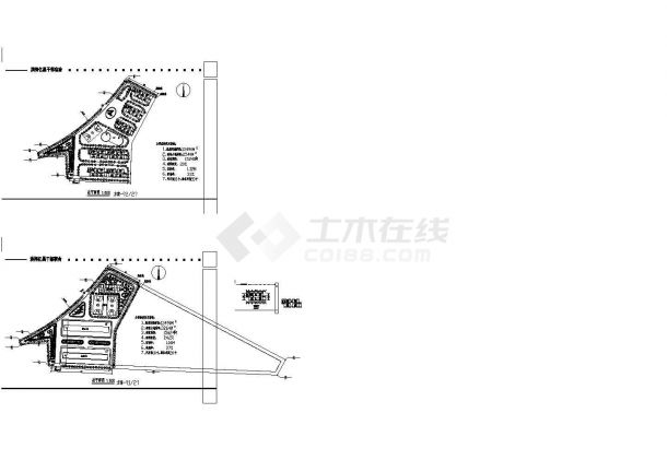 某电器厂领导生活区详细建筑方案平面施工图-图一