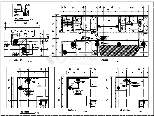 燃气设计_某市四十二层带地下室综合楼燃气设计cad图纸-图二