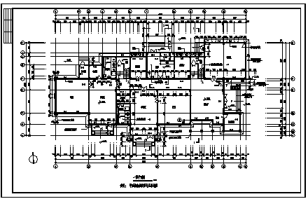 二层欧式精品幼儿园建筑设计cad图，共六张-图二