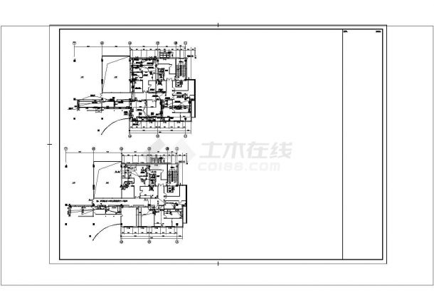 [江苏]五层公寓楼给排水消防施工图（同层排水 直饮水系统）-图二