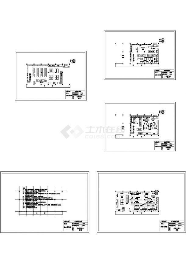 110平米超市卖场布局图 cad施工图设计-图一