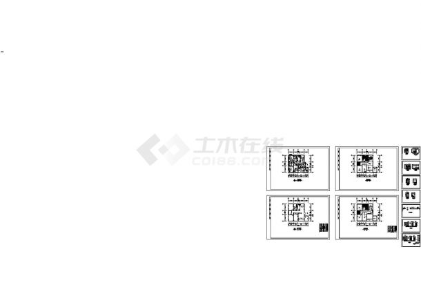 家庭四室两厅装修方案图-图二