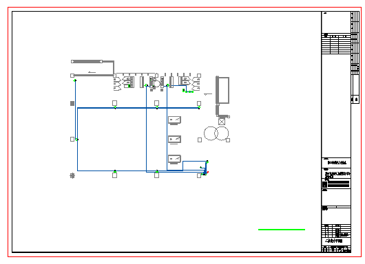 残疾人康复体育中心电气施工CAD详图_图1
