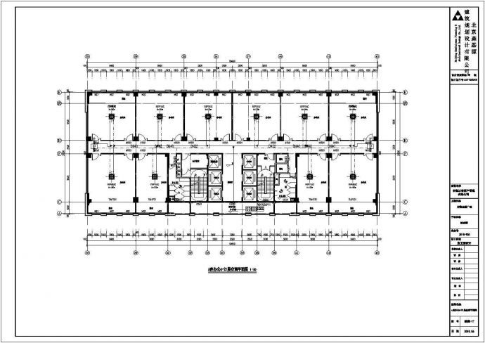 丽水市某市民广场综合楼暖通施工设计CAD图纸_图1