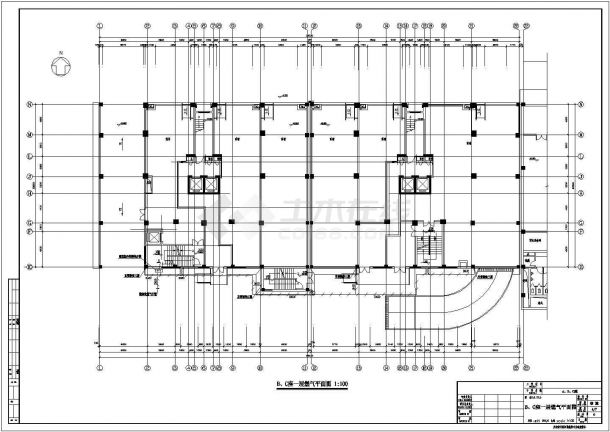常福街道某高层住宅楼燃气设计施工CAD图纸-图二